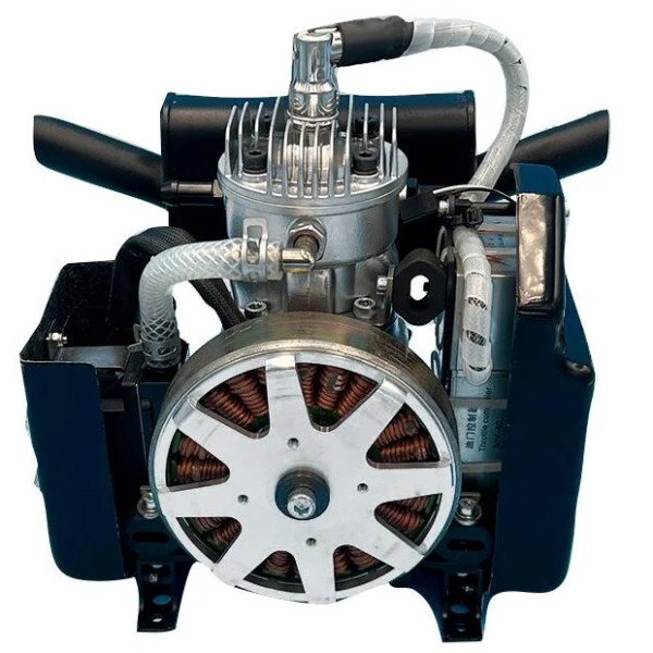 DLE35HD Hybrid motor Einzylinder Zweitakt wasser gekühlter Kolben öl antrieb für elektrischen Hoch leistungs motor UAV-Drohne